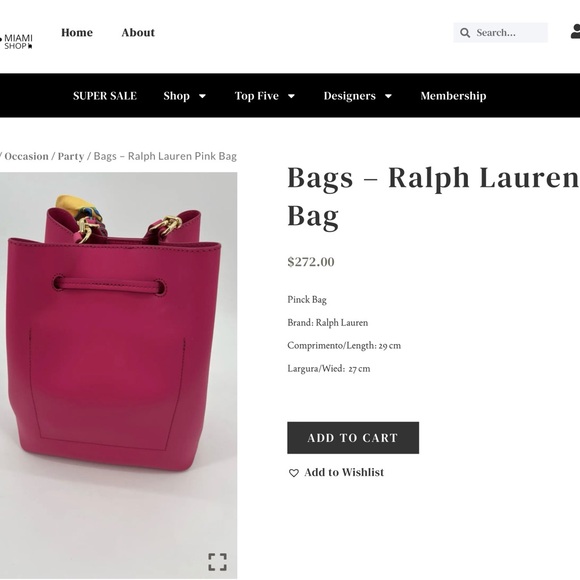 Stylish Pink Women\'s Bag